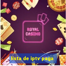 lista de iptv paga